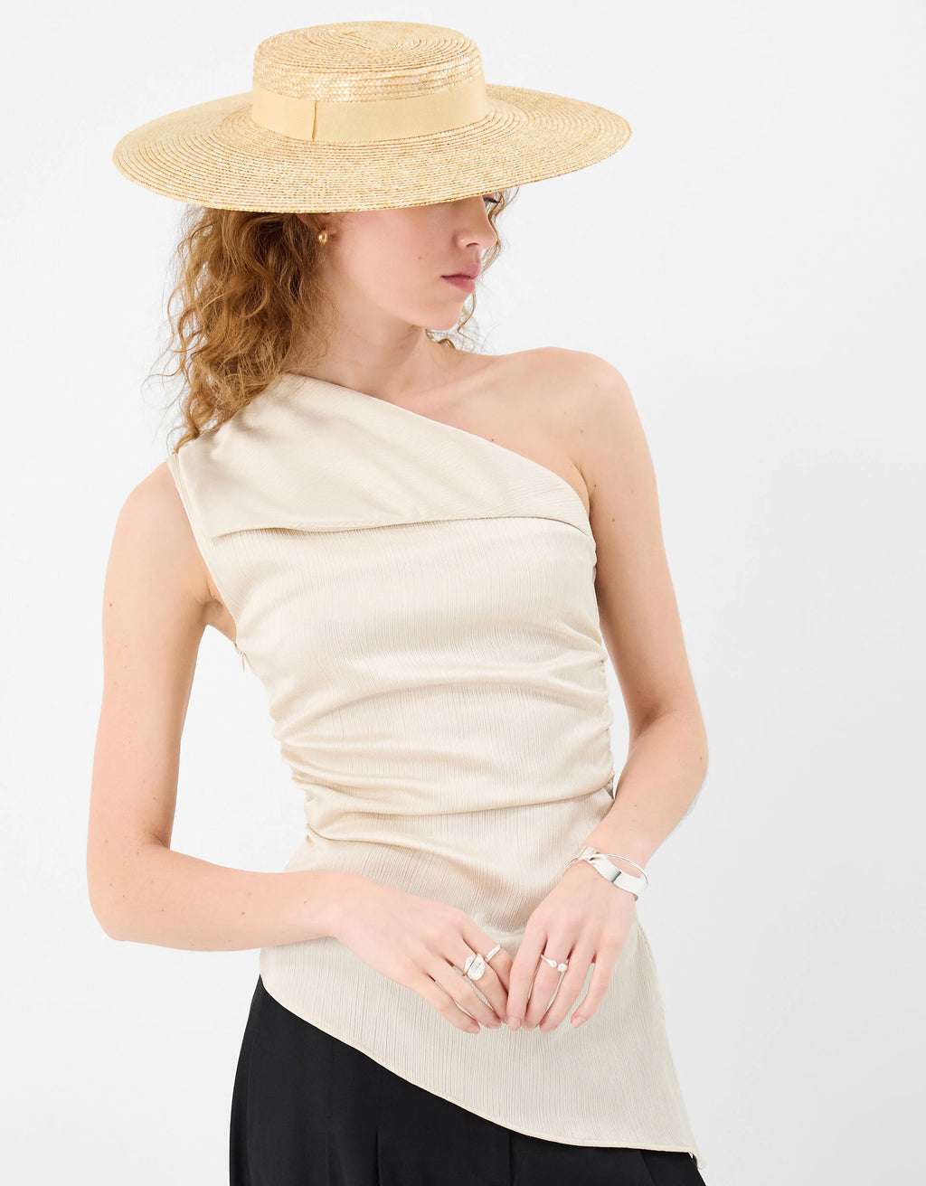 Straw Boater Fascinator