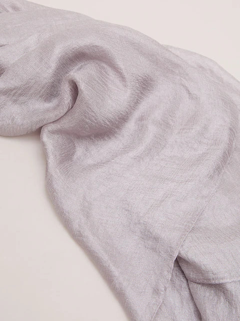Silver Oversized Scarf