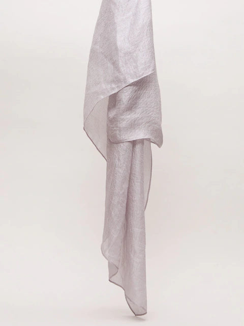 Silver Oversized Scarf