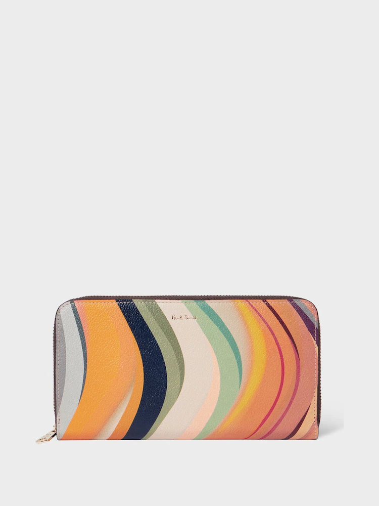 Orange Signature Swirl Purse
